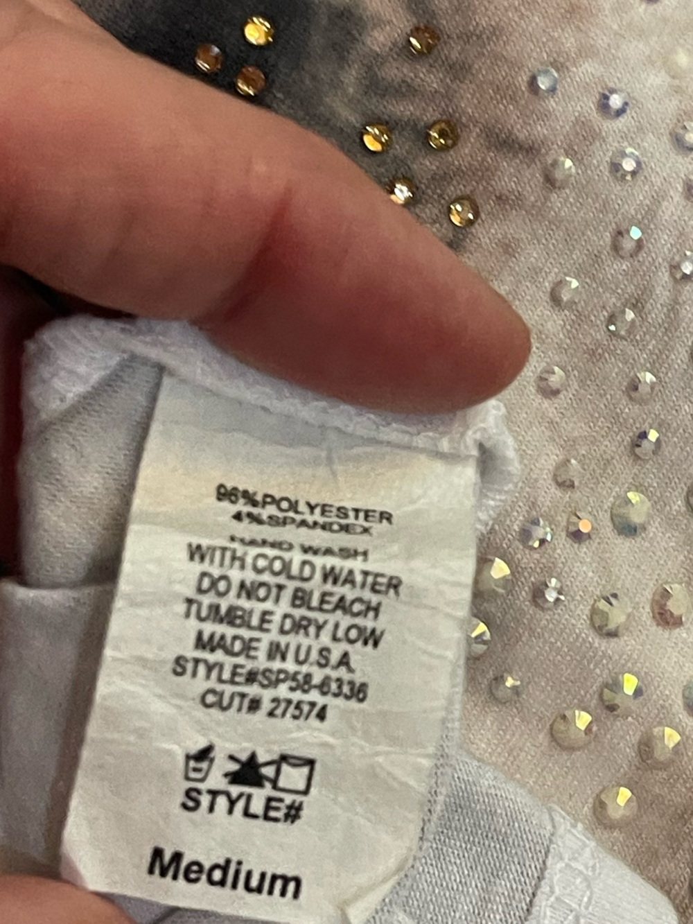 Big Bang Clothing Company - Wild West Short Sleeve, Scoop Neck Rhinestone Print - Picture 10 of 15
